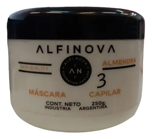 Mascara Capilar Baño De Crema Almendra Alfinova 250g