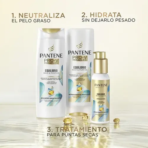 Pantene Pro-V Miracles Equilibrio Raíz & Puntas Acondicionador Hidratante 200 ml