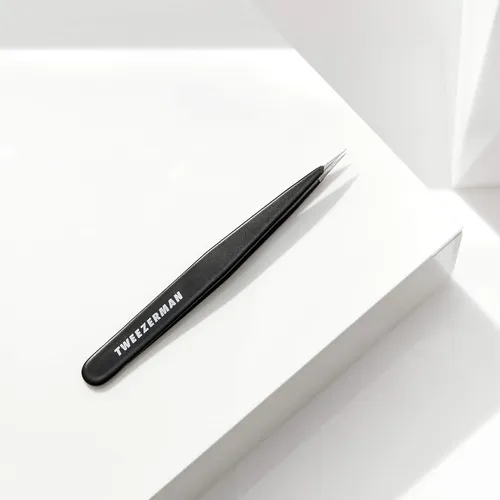 Pinza De Acero Inoxidable Precisión Para Cejas Negra