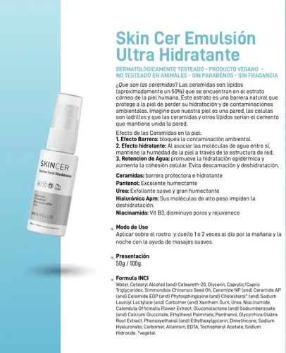 Tonico Hidratante + Skincer Emulsion + Suero Niacinamida Momento De Aplicación Día/noche Tipo De Piel Normal