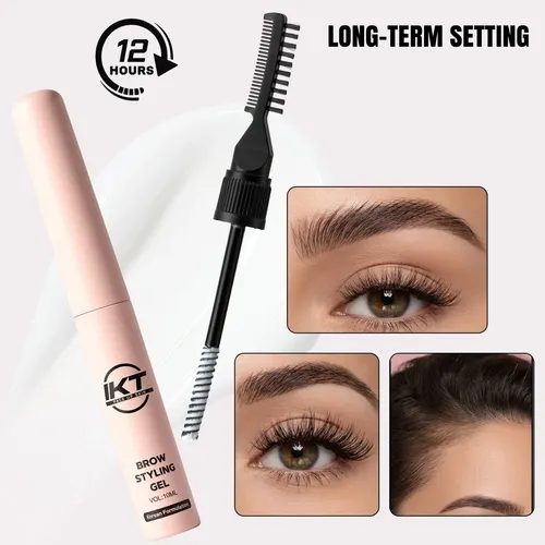 Gel Fijador De Cejas Con Cepillo Y Peine Ikt 01