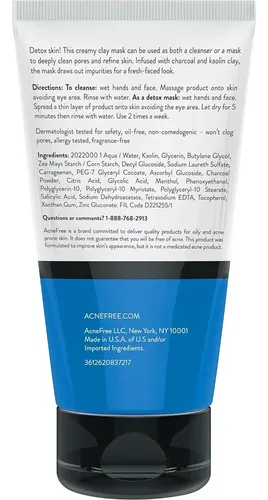 Máscara Detox De Arcilla Kaolin L’oreal 150 Ml Para Piel