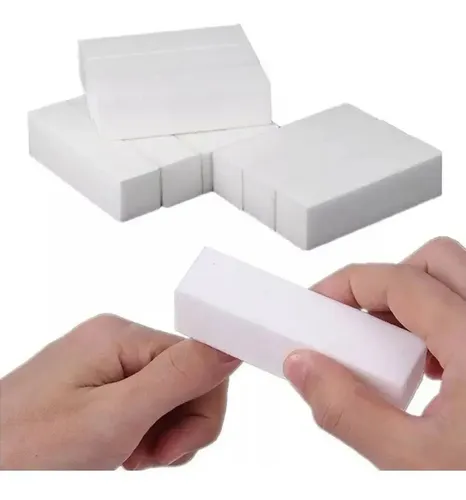 Block Blanco Lima Pulidor Buffer Para Uñas Esculpidas