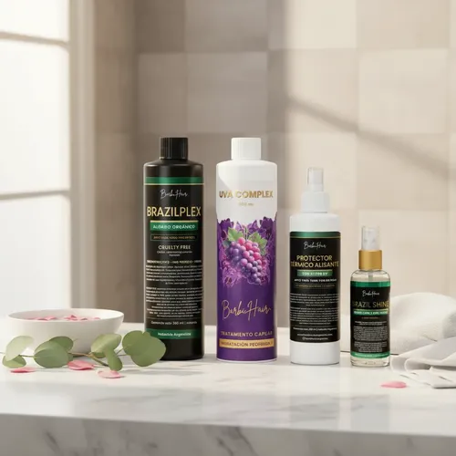 Kit Brazilplex 500ml/uvacomplex 500ml/prote 250ml/serumshine