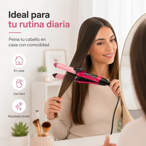 Pinzas Rizadoras Sin Daño Para Peinado Diario
