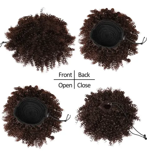 Extensión De Cabello Yibang Afro Puff Ponytail Synthetic 115