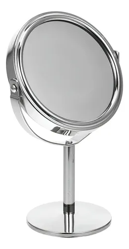 Espejo De Maquillaje Redondo De Sobremesa Con Aumento De E