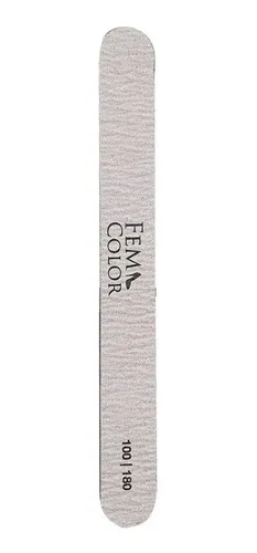 Lima Para Uñas Femcolor 100/180 X12 Unidades Lefemme