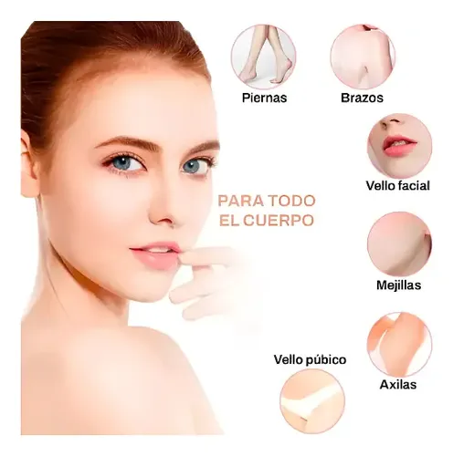 Removedor De Vello Facial Para Mujer 4 En 1, Eléctrico, Port
