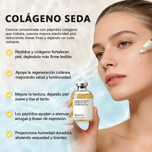 Kit Weud Antiedad Reafirm Péptidos Colágeno Rostro Y Cuello