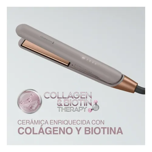 Planchita Alisadora De Pelo Remington Collagen & Biotin Therapy S31A