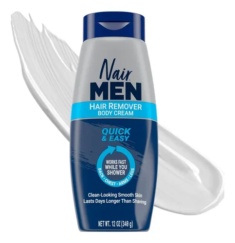Crema Corporal Removedora De Vello Para Hombres Nair 340 G