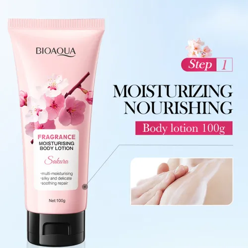 Set Cuidado Corporal Bioaqua Loción Crema Manos Labios