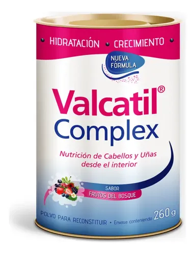 Suplemento Valcatil Complex Nutricion Cabello Uñas Polvo 260