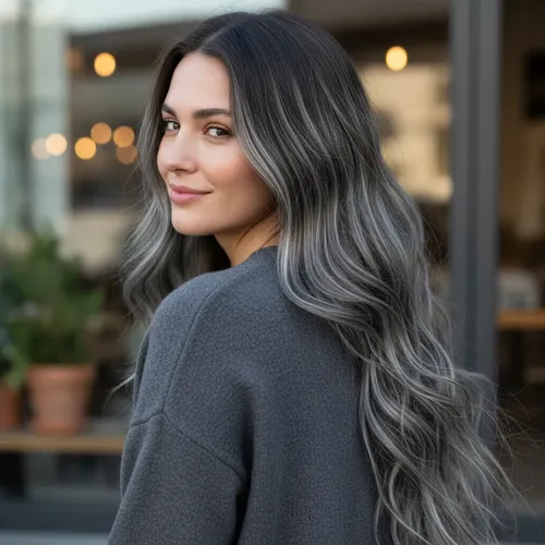 Cortina De Cabello Orgánico 6 Piezas Con Movimiento Ondas
