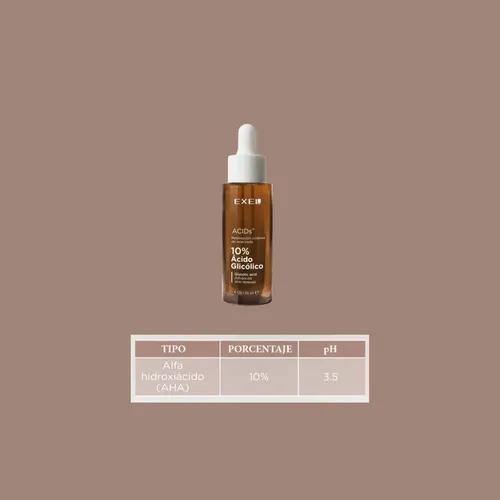 Sérum Ácido Glicólico Exel Acids Día Para Piel Madura De 30ml