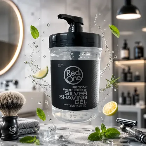Red One Gel Silver Shaving Gel Hidratante Fresh 1000 Ml