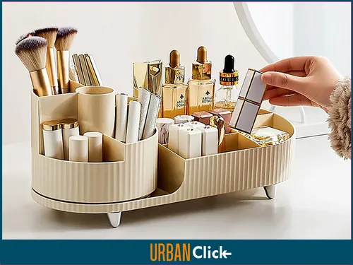 Organizador Maquillaje Porta Cosmético Y Brochas Make Up