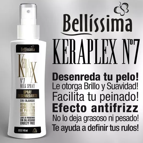 Desenredante Capilar De Peinar N°7 Keraplex Bellissima 145ml
