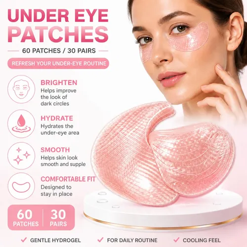 60 Pares Parches De Niacinamida Para Ojeras Y Arrugas