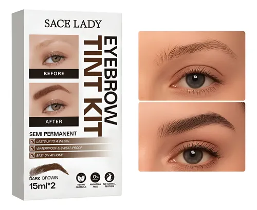 Kit Tinte De Pestañas Y Cejas De Larga Duración