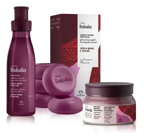 Combo Tododia Cereza Negra y Praliné Completo (03 Artículos)