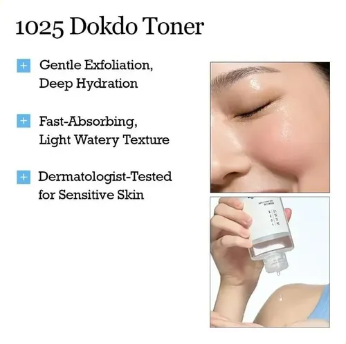 Tónico Facial Round Lab 1025 Dokdo, 190 Ml. Controlar,