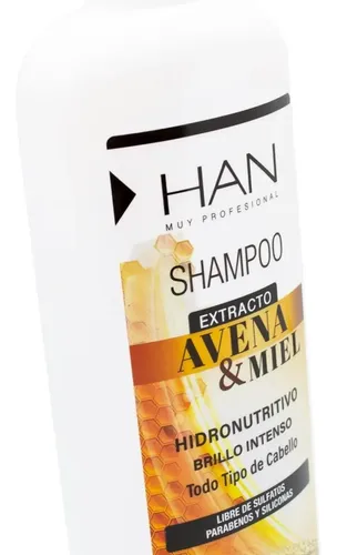 Han Avena Y Miel Shampoo Reparador Sin Sulfatos 500ml Local