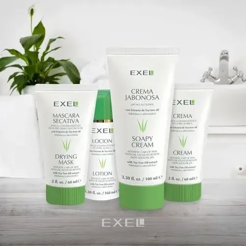 Locion Secativa Para Piel Grasa Con Tea Tree Oil Exel 250 Ml Momento de aplicación Día/Noche