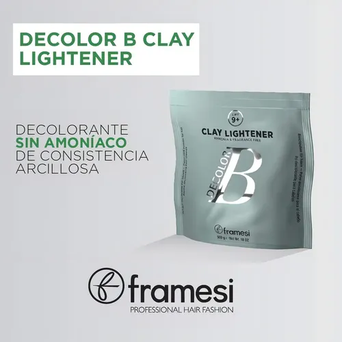 Polvo Decolorante Framesi Decolor B Clay Lightener X500g