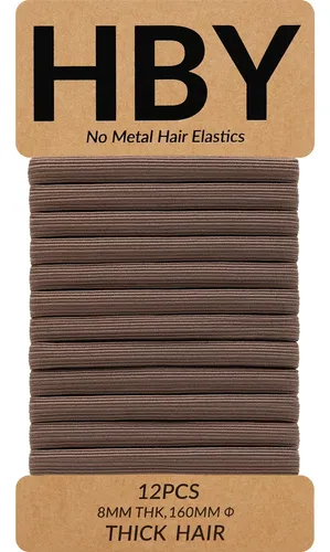 Cintas Para Cabello Grueso, Soportes Para Coletas De Agarre