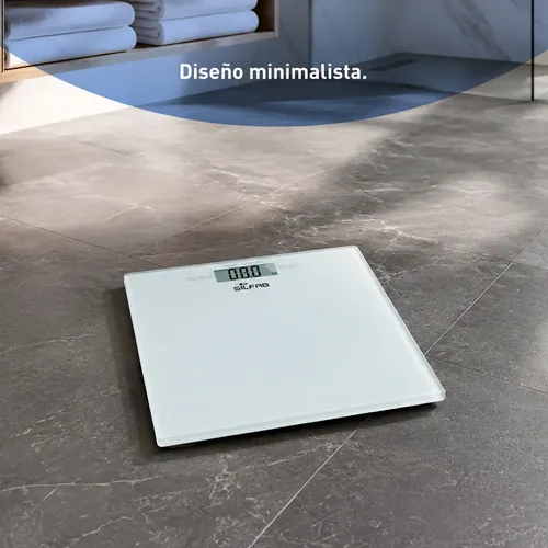 Balanza Digital Personal Ultra Slim Silfab Bd-p201 White