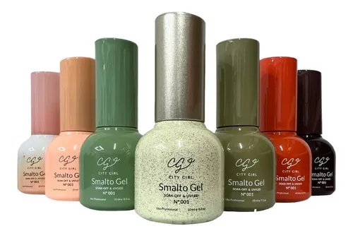 Smalto Gel Semipermanentes Cg Colores 10ml Gel Uv Led X1 Un.