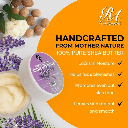 Manteca De Karité Batida Ra Cosmetics Lavanda 350 Ml 100% Pu