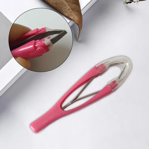 3 Pinzas Para Cejas Inclinadas Clip De Eliminación De Rosa