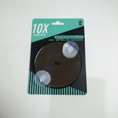 Espejo De Aumento Por 10x Con Ventosas