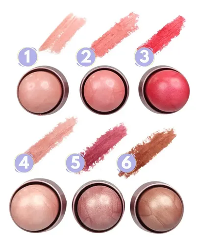 Rubor En Barra Blush Stick Glow Multiuso Para Rostro Labios Tono Del Maquillaje 5