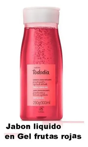 Jabón Líquido Frutas Rojas Tododia Natura 300 ml