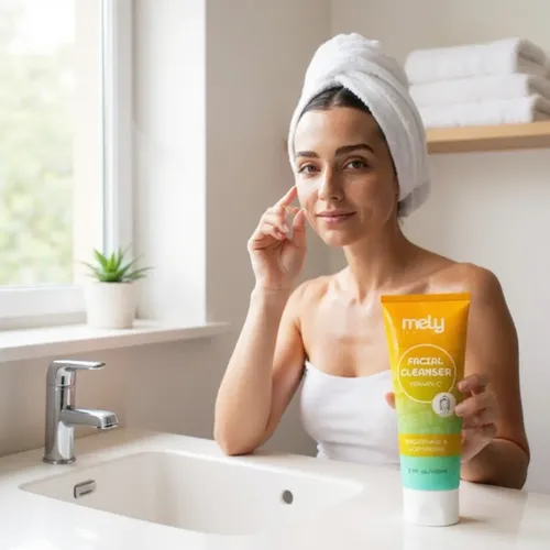 Limpiador Facial Extracto Vitamina C Piel Hidratada Luminosa