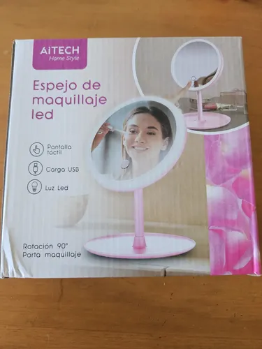 Espejo De Maquillaje Led