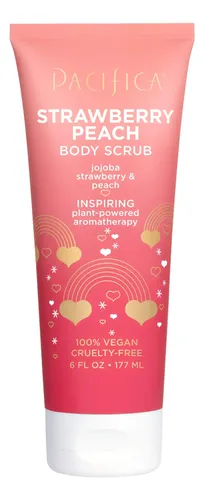 Exfoliante Corporal Pacifica Fresa Durazno Para Todo Tipo De