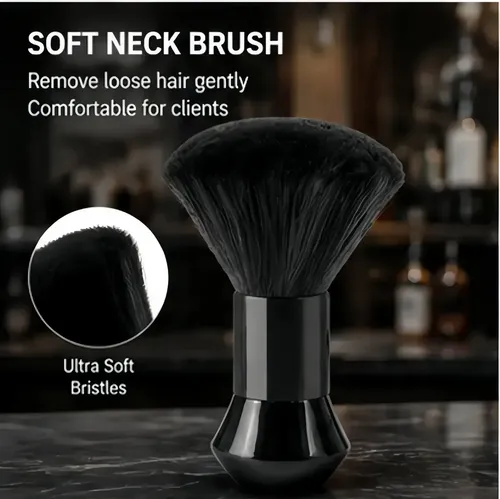 Set Barbero 3 Piezas Brocha Cepillo Y Spray Black