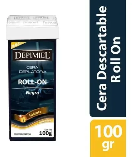 Roll On Cera Depilatoria Depimiel Negra 100gr