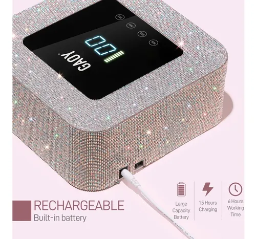 Lámpara Uv Led Inalámbrica Gaoy Para Uñas De Gel 7800mah
