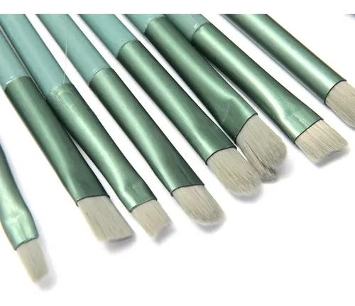 Set 13 Brochas Y Pinceles Para Maquillaje Skora Con Estuche