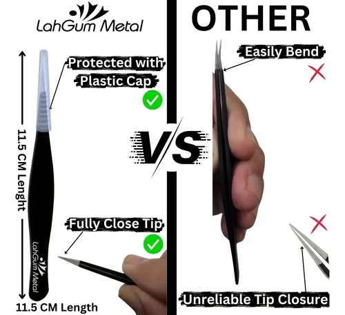 Pinza Fina Punta Precisa Para Cejas Y Pelo Facial