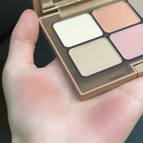 Paleta 6 En 1 De Sombras, Rubor, Iluminador Y Contorno