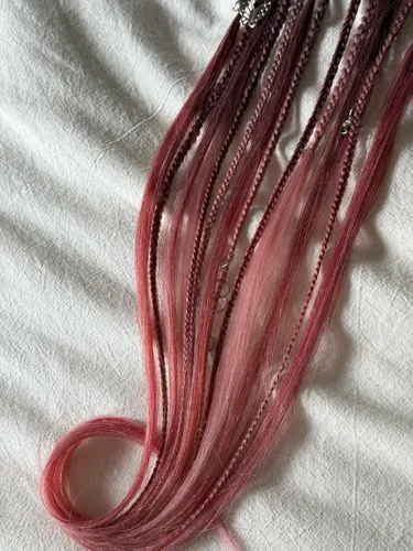 Rastas Dreads Sintéticas Colita Mix Con Rizos 55-60 Cm