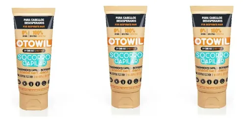 Otowil Socorro Capilar Sin Enjuague 120 Gr X3