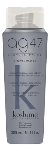 Shampoo Kostume Matizador Silver Gris 300ml Para El Pelo